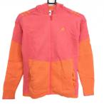  Adidas вязаный Zip Parker розовый × orange ребристый женский M Golf одежда adidas