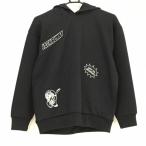 【新品】ジャックバニー×ドラえもん パーカー 黒 Rock'nドラえもん レディース 1(M) ゴルフウェア 2024年モデル Jack Bunny