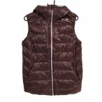 [ очень красивый товар ] Oacley с капюшоном жилет бордо × голубой . карман down 90% мужской XL Golf одежда Oakley