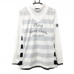 [ прекрасный товар ]23 район Golf с высоким воротником s need белый × чёрный задняя сторона окантовка накладывающийся надеты способ мужской M Golf одежда 23 район 