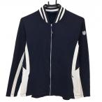  ракушка bo жакет блузон темно-синий × белый рукав Logo женский S Golf одежда CHERVO