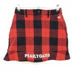 パーリーゲイツスカートレッド×黒チ...