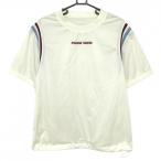 [ прекрасный товар ] Pearly Gates короткий рукав s need слоновая кость × бордо рукав линия подкладка сетка блузон мужской 4(M) Golf одежда PEARLY GATES