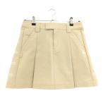 パーリーゲイツスカートベージュ×白...
