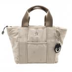 [ прекрасный товар ] Munsingwear одежда Cart сумка оттенок бежевого Logo общий рисунок брелок для ключа есть внутри вне карман Golf Munsingwear