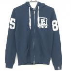 [ прекрасный товар ] Pearly Gates Zip Parker темно-синий × белый flocky нашивка блузон мужской 3(S) Golf одежда PEARLY GATES