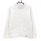  Adidas жакет белый вмятина выпуклость ткань мужской M Golf одежда adidas