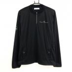 [ прекрасный товар ] Gauge Design блузон чёрный половина Zip подкладка сетка кромка draw код мужской L Golf одежда Gauge Design