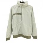 [ очень красивый товар ] тормозные колодки ba колено блузон хаки × белый общий рисунок половина Zip подкладка сетка мужской 5(L) Golf одежда MASTER BUNNY EDITION