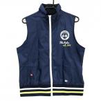  filler Golf внешний лучший темно-синий × белый Logo принт кромка линия тонкий женский LL Golf одежда FILA GOLF