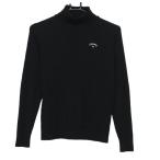  Callaway ta-toru шея свитер чёрный . Logo шерсть . вязаный женский M Golf одежда Callaway