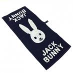 [ не использовался товар ] Jack ba колено полотенце для лица темно-синий × белый Logo петля есть Golf Jack Bunny