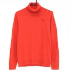 [ очень красивый товар ] Puma ta-toru шея свитер красный Logo .... шерсть . вязаный мужской L Golf одежда PUMA