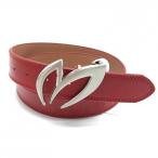 [ новый товар ] тормозные колодки ba NEAT p тип ремень красный серебряный пряжка натуральная кожа женский FR Golf одежда MASTER BUNNY EDITION