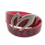 [ прекрасный товар ] тормозные колодки ba NEAT p тип ремень красный × темно-синий Logo серебряный пряжка женский Golf одежда MASTER BUNNY EDITION