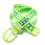 [ очень красивый товар ] Dance With Dragon прозрачный ремень светло-зеленый × белый Logo женский Golf одежда Dance With Dragon