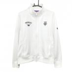  Beams Golf жакет блузон белый × темно-синий джерси Logo .... мужской L Golf одежда BEAMS GOLF