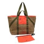  Beams Golf запирающийся шкафчик сумка оттенок бежевого × хаки × флуоресценция orange серия сумка * внутри вне карман есть большой большая сумка Golf BEAMS GOLF