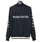 [ прекрасный товар ] Pearly Gates twin s need темно-синий × белый тепловое хранение подкладка gi The gi The земля узор блузон мужской 4(M) Golf одежда PEARLY GATES