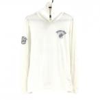 [ прекрасный товар ]zo-i длинный рукав с высоким воротником рубашка белый Logo серый таблица мельчайший ворсистый мужской L Golf одежда ZOY