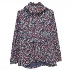 [ прекрасный товар ] New balance Golf 2WAY Zip Parker темно-синий × белый × красный Logo общий рисунок капот съемный мужской 4(M) Golf одежда New Balance