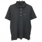 RLXラルフローレン 半袖ポロシャツ ダークグレー 胸ポケット メンズ M ゴルフウェア Ralph Lauren