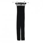 ダンスウィズドラゴンレギンス黒×白...