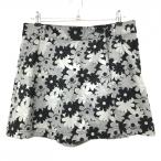 [ прекрасный товар ] Marie Claire sport юбка-брюки юбка чёрный × серый цветочный принт стрейч женский LL Golf одежда marie claire