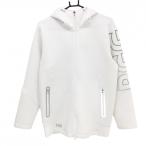 PGG Pearly Gates Zip Parker белый картон вязаный рукав Logo мужской 5(L) Golf одежда 2024 год модели PEARLY GATES