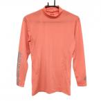 [ очень красивый товар ] Adidas с высоким воротником внутренний рубашка salmon розовый серия рукав Logo принт стрейч мужской M/M Golf одежда adidas