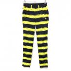 パーリーゲイツパンツ黒×イエローギ...