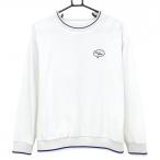  Jun and Rope футболка белый × голубой задний фламинго принт мужской M Golf одежда JUN&ROPE