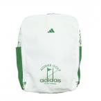 [ очень красивый товар ] Adidas сумка для обуви зеленый × белый часть общий рисунок Golf adidas