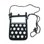 [ не использовался товар ]aruchibio смартфон кейс чёрный × белый точка Logo Golf archivio