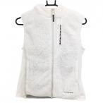 【美品】ジュンアンドロペ 中綿ベスト 白 ボア 蓄熱裏地  レディース L ゴルフウェア JUN＆ROPE