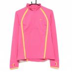 [ очень красивый товар ] Nike блузон розовый × orange половина Zip Sam отверстие женский L Golf одежда NIKE