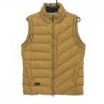 [ прекрасный товар ] Oacley жилет светло-коричневый плечо Logo тепловое хранение подкладка двойной Zip мужской Golf одежда Oakley