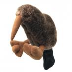 【美品】キウィ ヘッドカバー(FW) ブラウン タイガー