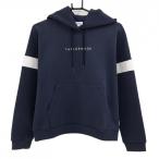  TaylorMade Parker темно-синий × белый передний Logo . часть карман женский M Golf одежда TaylorMade