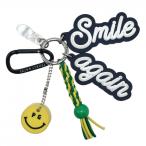  Pearly Gates брелок для ключа желтый × темно-синий Nico Chan Smile Golf PEARLY GATES