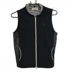 [ прекрасный товар ] Heal Creek внешний лучший чёрный × "теплый" белый шея внутри сторона окантовка боковой ламе женский 40(M) Golf одежда Heal Creek