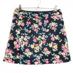 ビバハートスカートネイビー花総柄内...