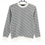 [ прекрасный товар ] цент Andrew s свитер серый × белый Logo общий рисунок вязаный женский S Golf одежда St ANDREWS