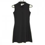 [ прекрасный товар ] Descente Golf безрукавка Polo One-piece чёрный Logo .... стрейч средний рисовое поле Британия . женский S Golf одежда DESCENTE