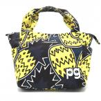  Pearly Gates Cart сумка темно-синий × желтый общий рисунок внутри боковой карман Golf PEARLY GATES