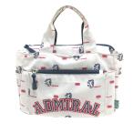  Admiral Cart сумка белый × темно-синий Logo общий рисунок внутри вне карман Golf Admiral