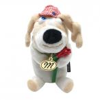 [ прекрасный товар ]MU спорт мяч кейс белый × бежевый собака мягкая игрушка Golf M*U SPORTS