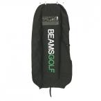 [ прекрасный товар ] Beams Golf дорожый рюкзак чёрный × белый × зеленый Logo складной место хранения возможно Golf BEAMS GOLF