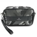 [ очень красивый товар ] Mark and rona клатч чёрный × серый камуфляж рисунок внутри вне карман ремешок съемный Cart сумка Golf MARK&LONA