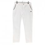 ルコックゴルフ九分丈パンツ白ポケッ...